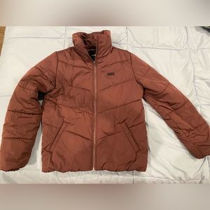 VANS Maroon Puffer Jacket